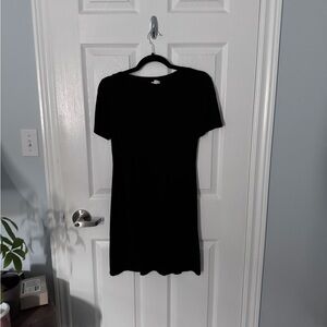 Black t shirt dress